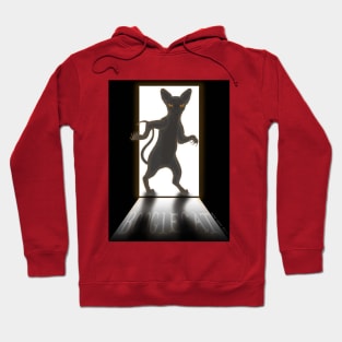 Boogie Cat, the Evil Hair-raising Hairless Cat Hoodie